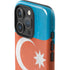 Azerbaijan Flag Distressed iPhone 16 Pro Max Impact Case